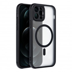 Apple iPhone 12 Pro Hülle Full Matte Mag Cove MagSAFE  Schwarz