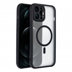 Apple iPhone 12 Pro Max Hülle Full Matte Mag Cove MagSAFE  Schwarz