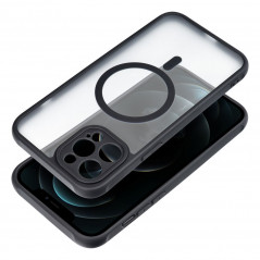 Apple iPhone 12 Pro Max Hülle Full Matte Mag Cove MagSAFE  Schwarz