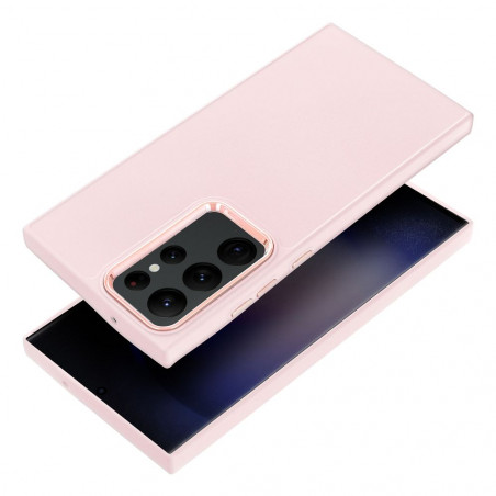 Samsung Galaxy S23 Ultra 5G Hülle FRAME Elegant  Puderrosa