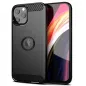 Apple iPhone 13 Hülle Carbon Elegant  Schwarz