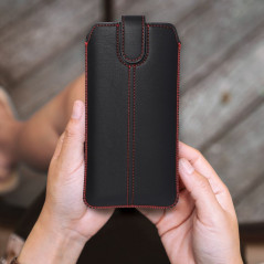 Apple iPhone SE Universaletui Pocket Case Ultra Slim M4 Schwarz