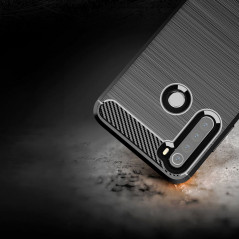 XIAOMI Redmi Note 8T Hülle Carbon Elegant  Schwarz