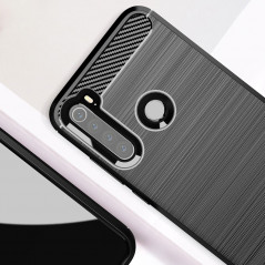 XIAOMI Redmi Note 8T Hülle Carbon Elegant  Schwarz