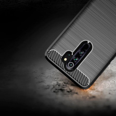 XIAOMI Redmi Note 8 Pro Hülle Carbon Elegant  Schwarz
