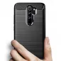 XIAOMI Redmi Note 8 Pro Hülle Carbon Elegant  Schwarz