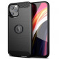 Apple iPhone 12 Pro Max Hülle Carbon Elegant  Schwarz