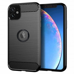 Apple iPhone 12 mini Hülle Carbon Elegant  Schwarz