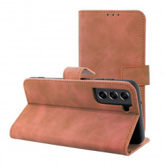 Samsung Galaxy S21 FE 5G Book Handytaschen TENDER Book Braun
