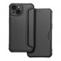 Apple iPhone 15 Book Handytaschen Razor Book Kohlenstoff-Faser, Kohlenstoffmuster  Schwarz