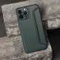 Apple iPhone 15 Plus Book Handytaschen Razor Book Kohlenstoff-Faser, Kohlenstoffmuster  Dunkelgrün