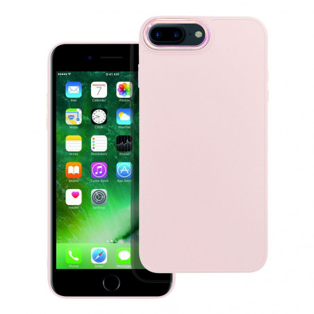 Apple iPhone 7 Plus Hülle FRAME Elegant  Puderrosa