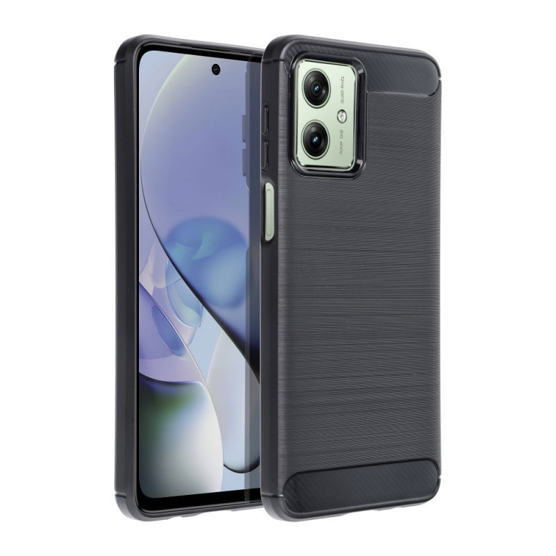 Motorola Moto G54 Hülle Carbon Elegant  Schwarz