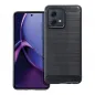 Motorola Moto G84 Hülle Carbon Elegant  Schwarz