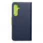 Samsung Galaxy S24 PLUS Book Handytaschen Fancy Book Marine / Limette