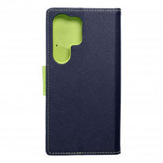 Samsung Galaxy S24 ULTRA Book Handytaschen Fancy Book Marine / Limette