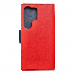 Samsung Galaxy S24 ULTRA Book Handytaschen Fancy Book Rot / Marine