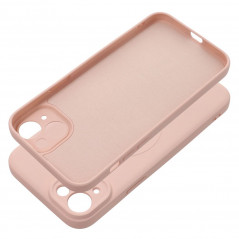 Apple iPhone 15 Plus Hülle Silicone Mag Cover MagSAFE  Rosa