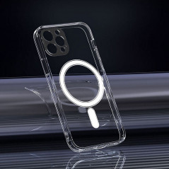 Apple iPhone 15 Pro Max Hülle Clear Mag Cover MagSAFE  Durchsichtbar