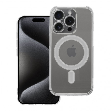Apple iPhone 15 Pro Hülle Clear Mag Cover MagSAFE  Durchsichtbar