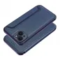 Apple iPhone 15 Plus Book Handytaschen Razor Book Kohlenstoff-Faser, Kohlenstoffmuster  Blau
