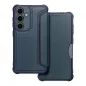 Samsung Galaxy S24 Book Handytaschen Razor Book Kohlenstoff-Faser, Kohlenstoffmuster  Blau