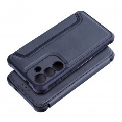 Samsung Galaxy S24 Book Handytaschen Razor Book Kohlenstoff-Faser, Kohlenstoffmuster  Blau