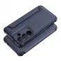 Samsung Galaxy S24 Book Handytaschen Razor Book Kohlenstoff-Faser, Kohlenstoffmuster  Blau