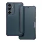 Samsung Galaxy S24 PLUS Book Handytaschen Razor Book Kohlenstoff-Faser, Kohlenstoffmuster  Blau