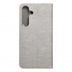 Samsung Galaxy S24 Book Handytaschen LUNA Book Gold Elegant  Silber