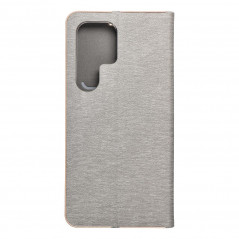 Samsung Galaxy S24 ULTRA Book Handytaschen LUNA Book Gold Elegant  Silber