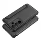 Samsung Galaxy S24 Book Handytaschen Razor Book Kohlenstoff-Faser, Kohlenstoffmuster  Schwarz