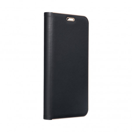 Samsung Galaxy S24 ULTRA Book Handytaschen LUNA Book Gold Elegant  Schwarz