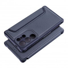 Samsung Galaxy S24 ULTRA Book Handytaschen Razor Book Kohlenstoff-Faser, Kohlenstoffmuster  Blau
