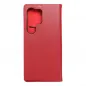 Samsung Galaxy S24 ULTRA Book Handytaschen Leather case SMART PRO Elegant  Rotwein