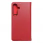 Samsung Galaxy S24 Book Handytaschen Leather case SMART PRO Elegant  Rotwein