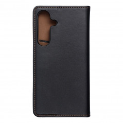 Samsung Galaxy S24 Book Handytaschen Leather case SMART PRO Elegant  Schwarz