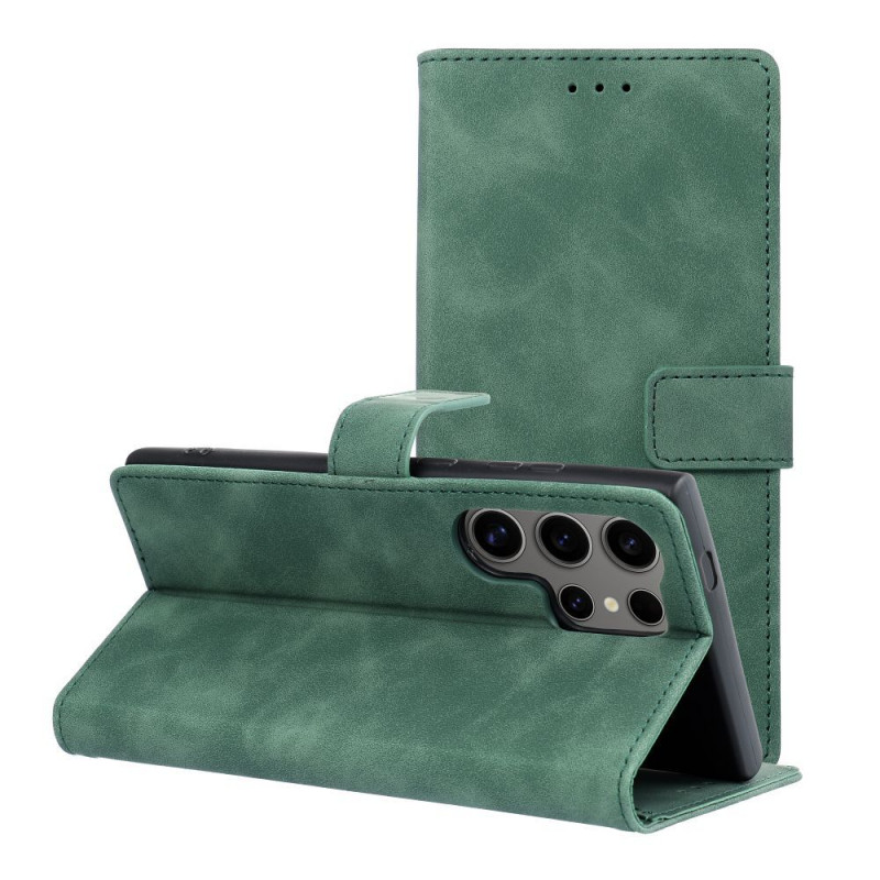 Samsung Galaxy S24 ULTRA Book Handytaschen TENDER Book Grün