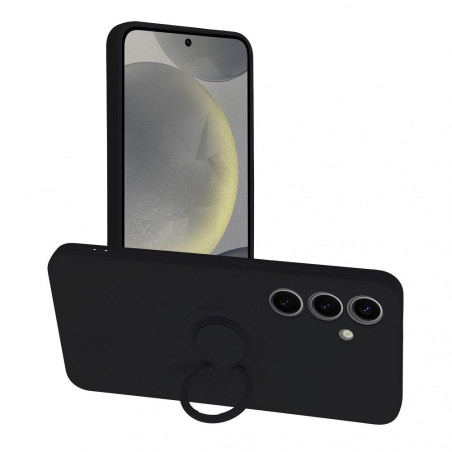 Samsung Galaxy S24 Hülle Silicone ring Schwarz