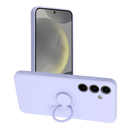 Samsung Galaxy S24 Hülle Silicone ring Lila (Violet)