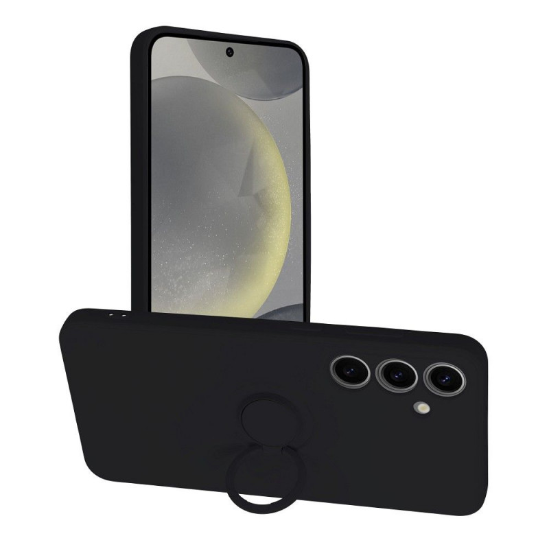 Samsung Galaxy S24 PLUS Hülle Silicone ring Schwarz