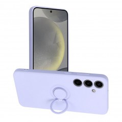 Samsung Galaxy S24 PLUS Hülle Silicone ring Lila (Violet)