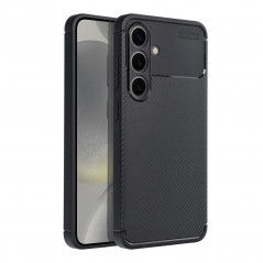 Samsung Galaxy S24 Hülle Carbon premium Elegant  Schwarz
