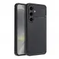 Samsung Galaxy S24 Hülle Carbon premium Elegant  Schwarz