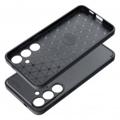 Samsung Galaxy S24 PLUS Hülle Carbon premium Elegant  Schwarz