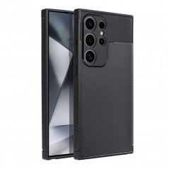 Samsung Galaxy S24 ULTRA Hülle Carbon premium Elegant  Schwarz