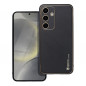 Samsung Galaxy S24 Hülle Leather Schwarz