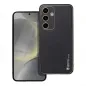 Samsung Galaxy S24 Hülle Leather Schwarz