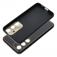 Samsung Galaxy S24 Hülle Leather Schwarz