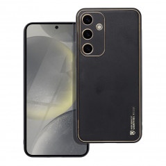 Samsung Galaxy S24 PLUS Hülle Leather Schwarz